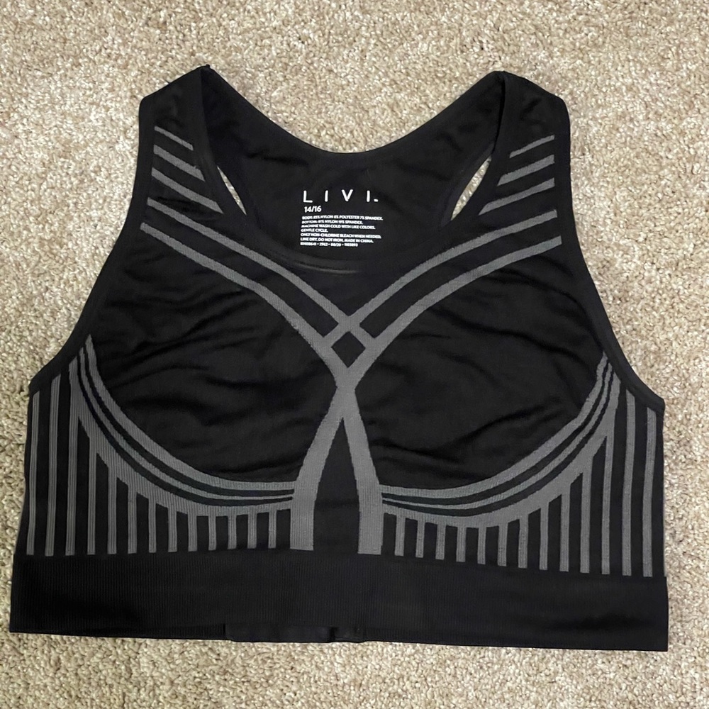2 New Lane Bryant LIVI sports bra’s 14/16